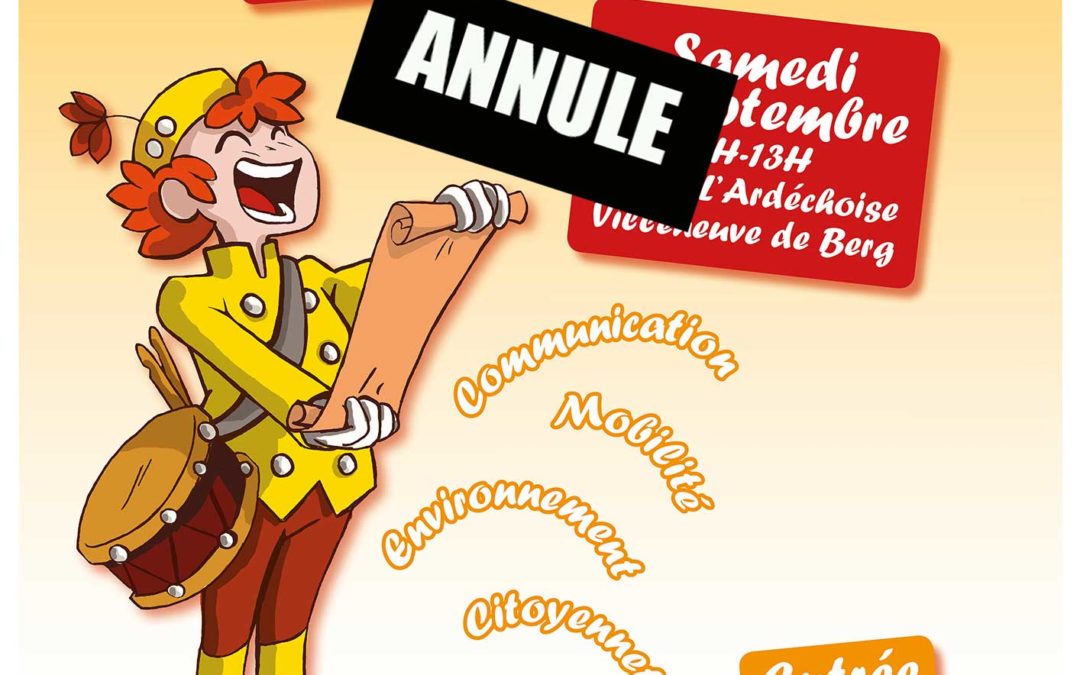 Annulation du forum des associations