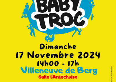 Le baby troc, c’est bientôt!