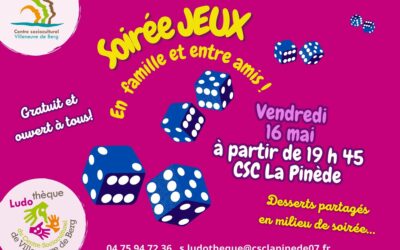 soirée jeux à La Pinède