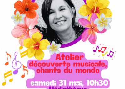 Atelier musical avec la médiathèque