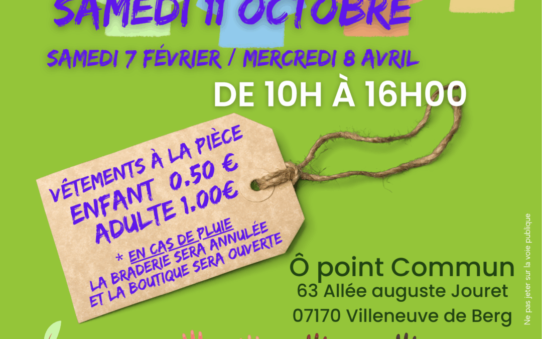 braderie d’automne