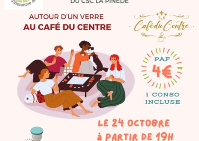 Soirée jeux au café du centre