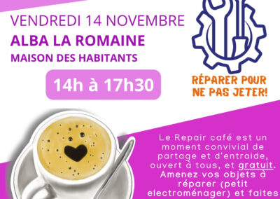 Repair café à Alba La romaine