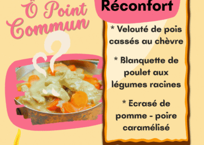 Atelier cuisine réconfort