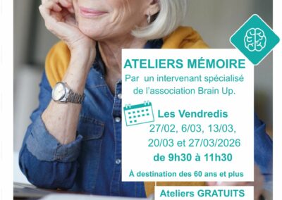 Ateliers mémoire seniors