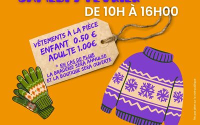 Braderie d’hiver du Kfé’fringues