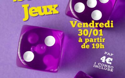 Soirée jeux au café du centre