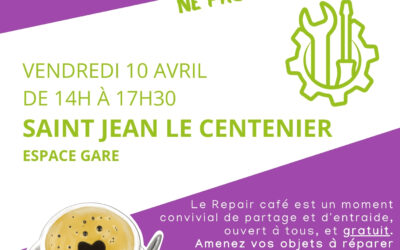 REPAIR CAFE à Saint jean le centenier