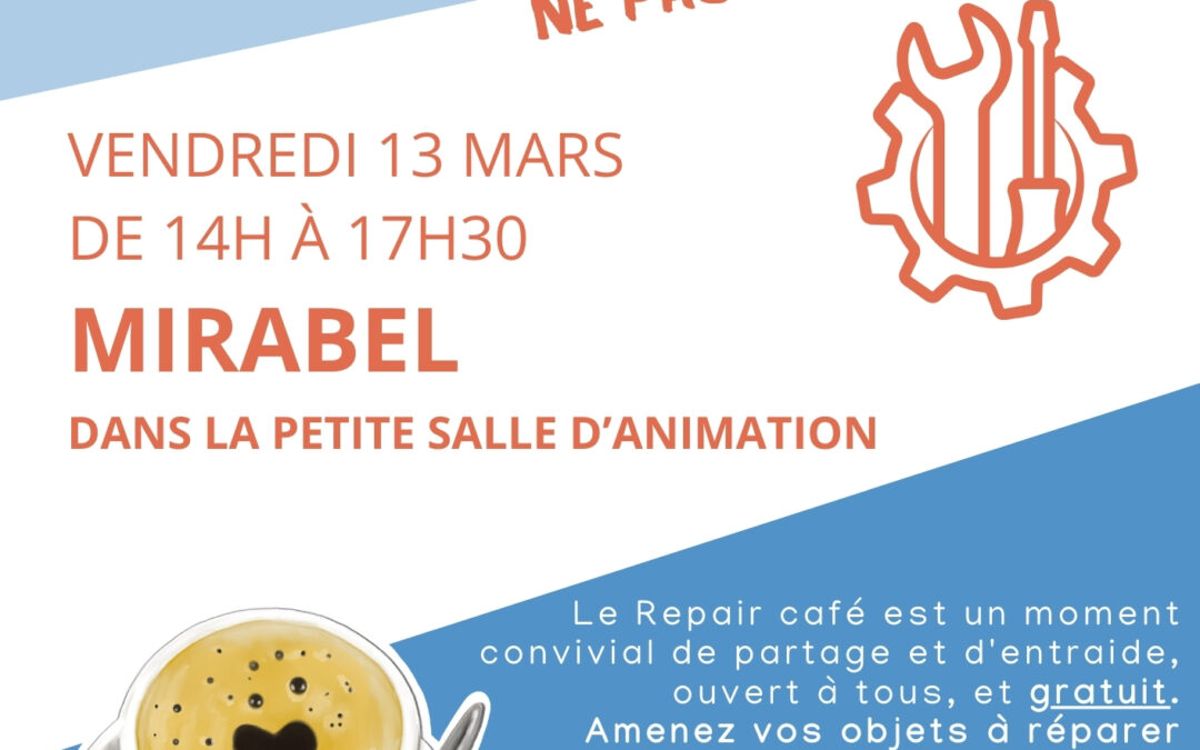 Repair café à Mirabel