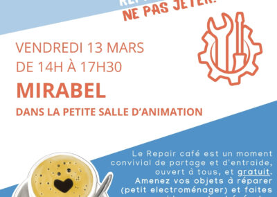 Repair café à Mirabel
