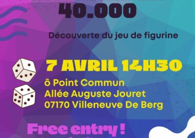 Découverte de WARHAMMER 40 000