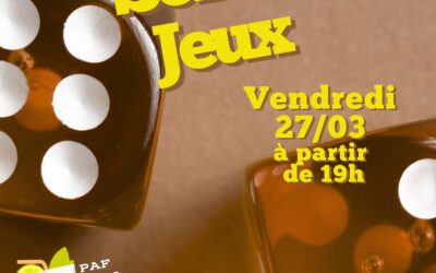 Soirée jeux avec le Café du centre