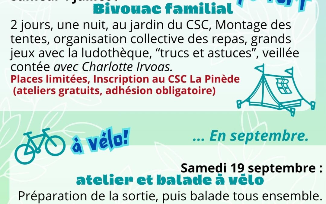Oser dehors en famille!