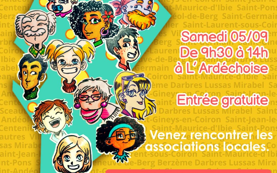 Forum des associations, inscriptions ouvertes!