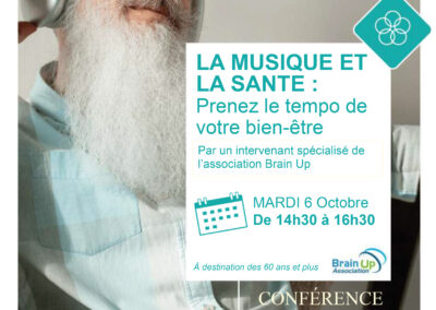 Conférence Musique et santé : prenez le tempo de votre bien-être