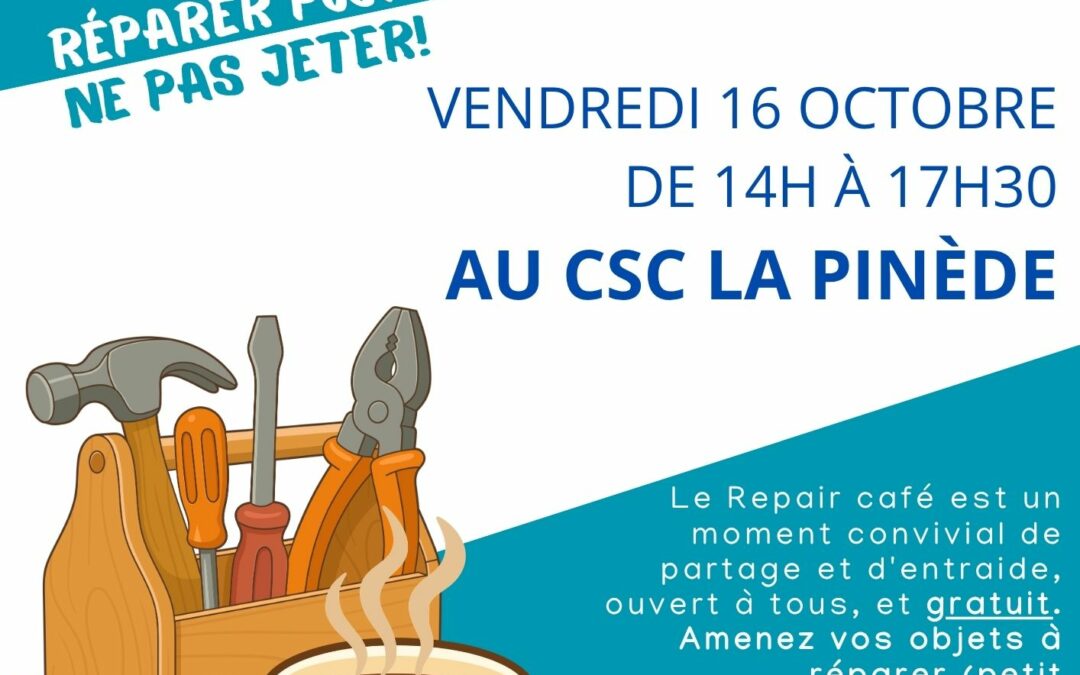 Repair café en octobre