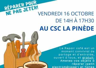 Repair café en octobre