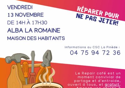 Repair café Alba la Romaine